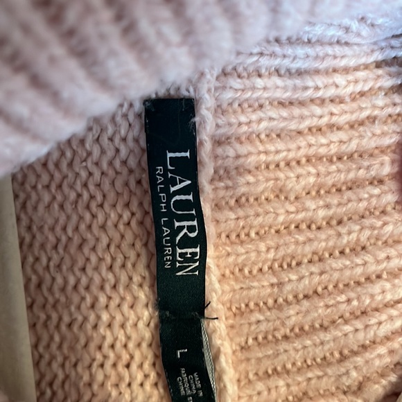 Lauren Ralph Lauren green label light pink sweater. SizeL - Picture 4 of 4